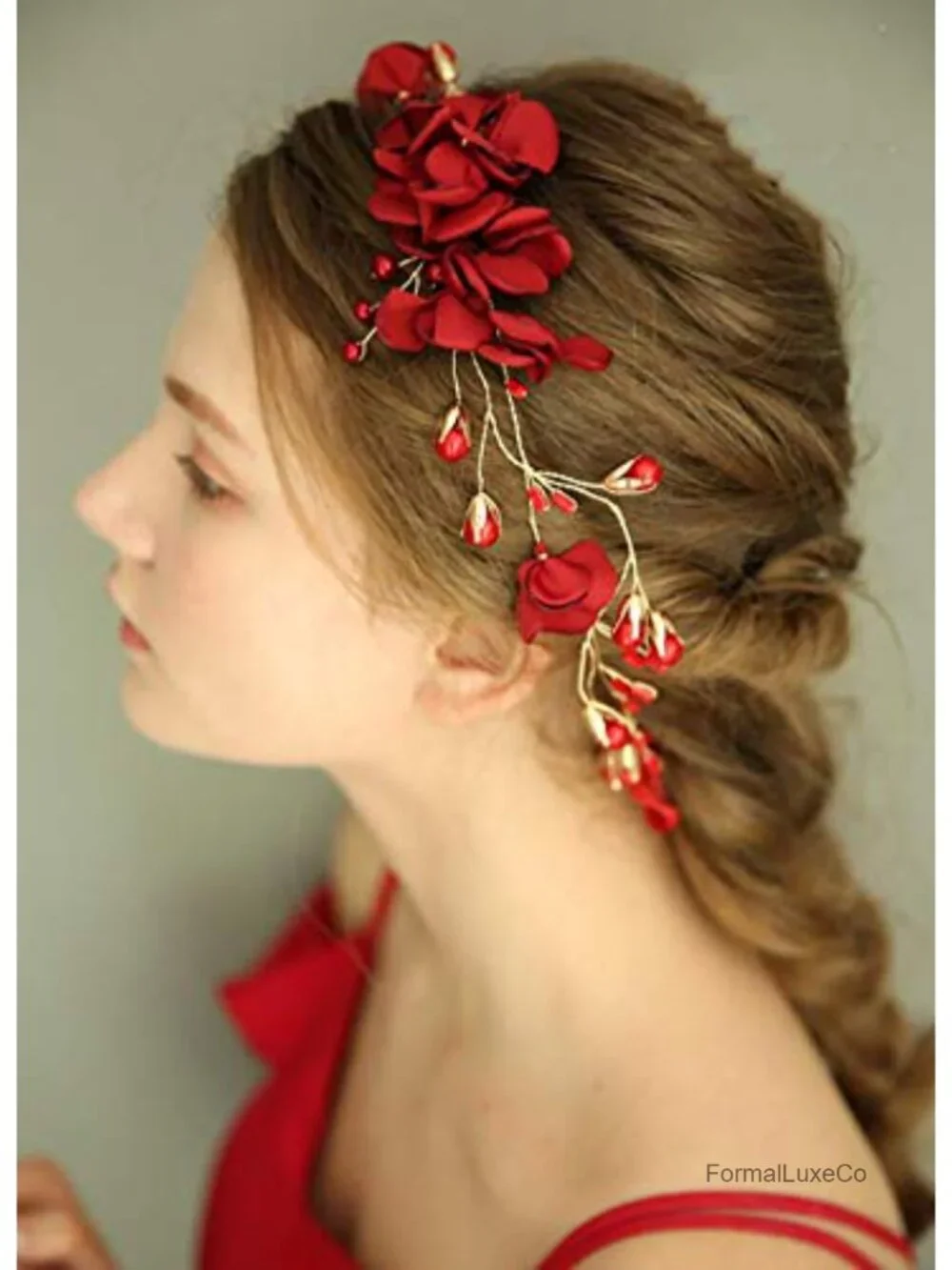 Bridal Crystal Headband Hair Vine Pearl Rhinestone Alloy Hair Accessory